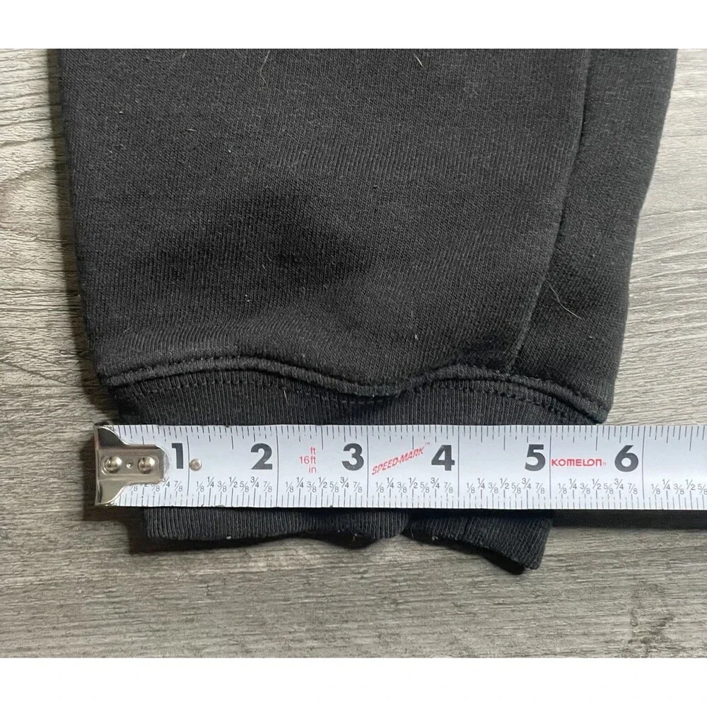 Carhartt Sweatpants Mens Small Black Fleece Joggers Zip Pocket 105307 BLK